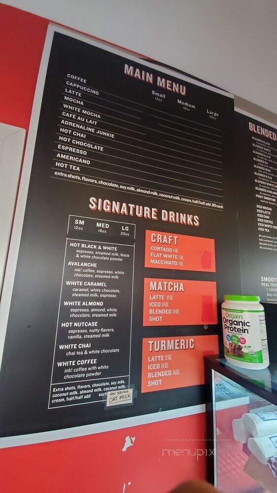 Ink Coffee - Denver, CO menu_pic