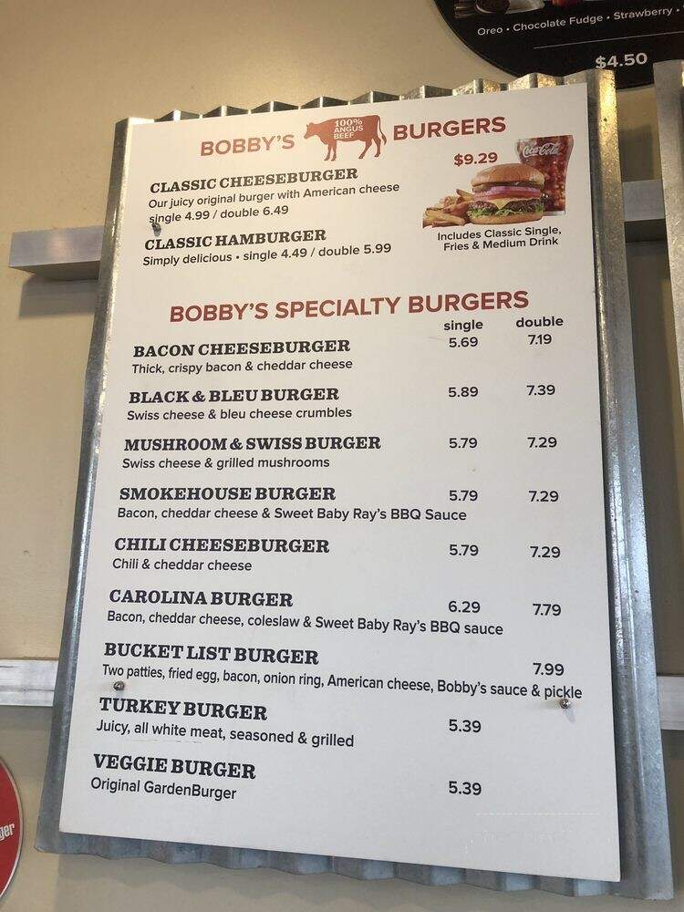 Cheeseburger Bobby's - Canton, GA menu_pic