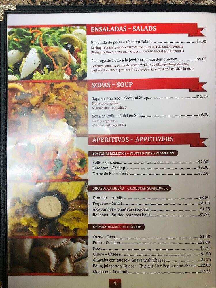 Rincon Criollo - Grand Rapids, MI menu_pic