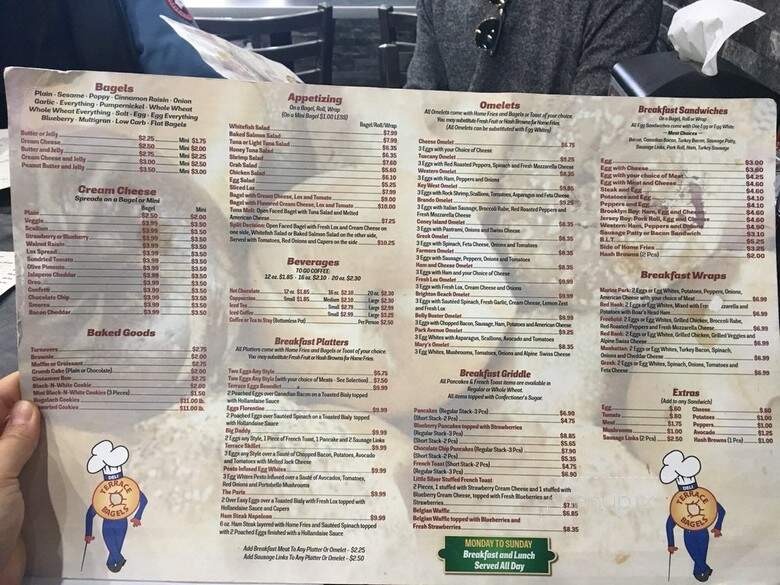 Terrace Bagels & Cafe - Freehold, NJ menu_pic
