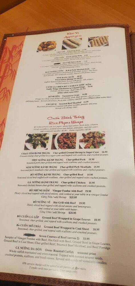 Phuong Trang - San Diego, CA menu_pic