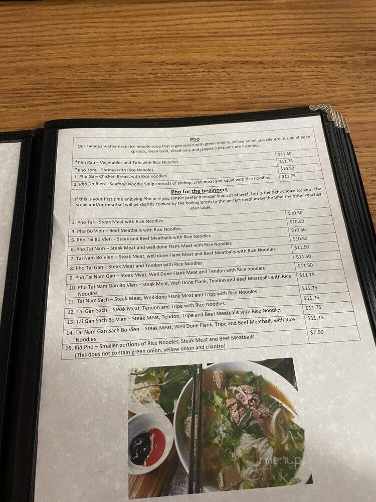 Pho 99 - Salt Lake City, UT menu_pic
