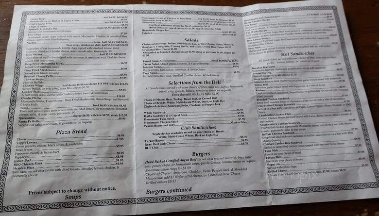 Fitz's Pub - Elmhurst, IL menu_pic