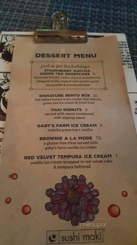 Sushi Maki - Miami, FL menu_pic