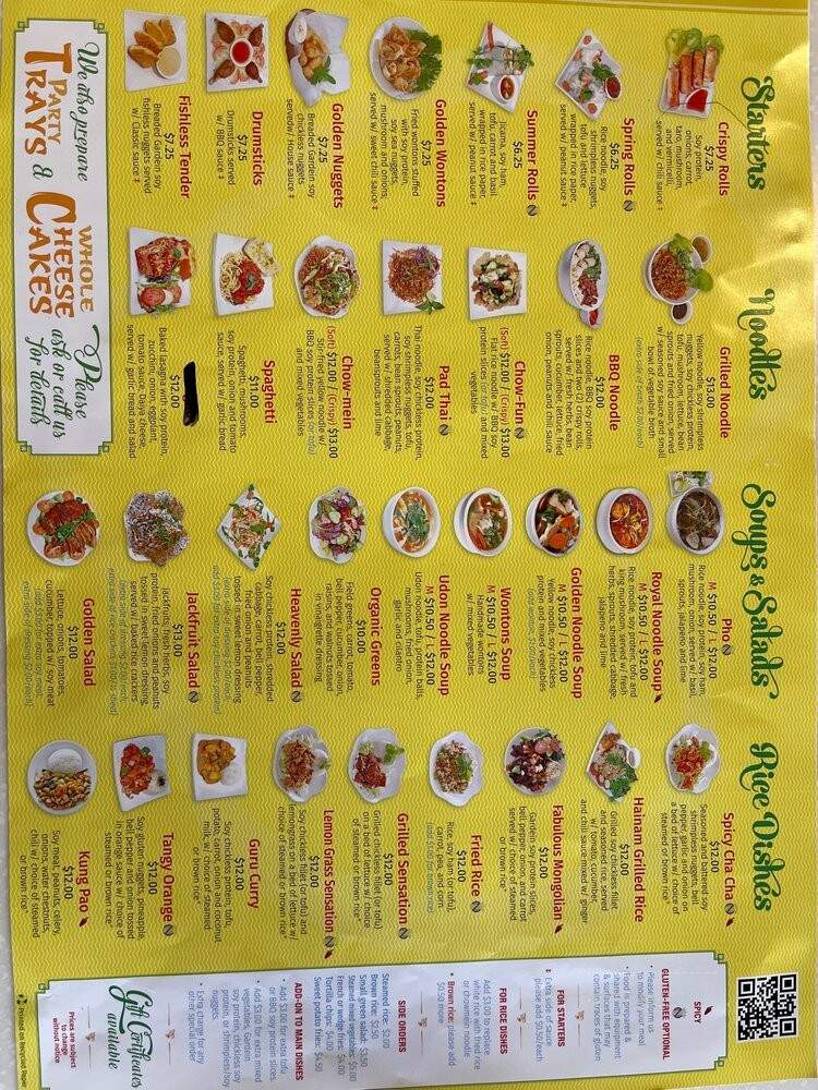 Loving Hut - Orange, CA menu_pic