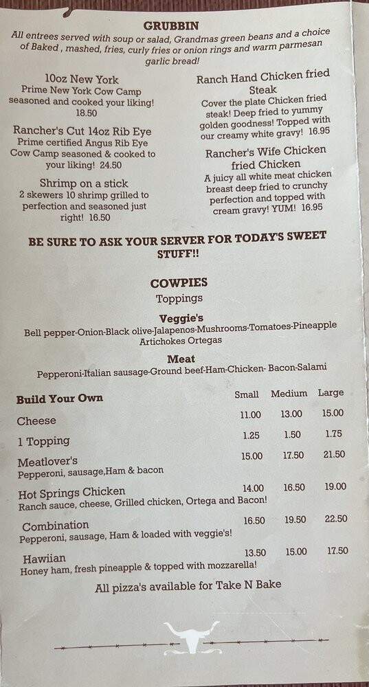 Doug's Cafe - Springville, CA menu_pic