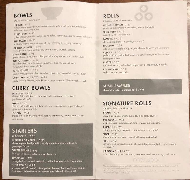 Maki Fresh - Birmingham, AL menu_pic