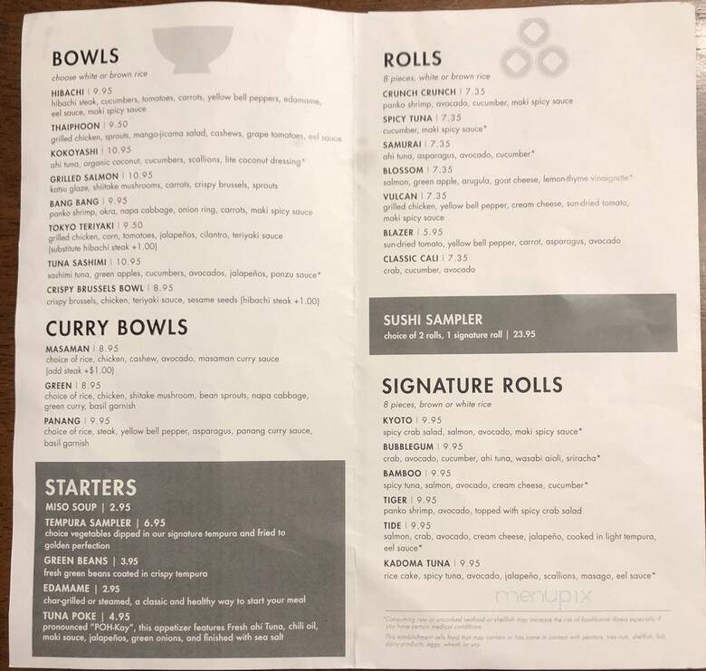 Maki Fresh - Birmingham, AL menu_pic