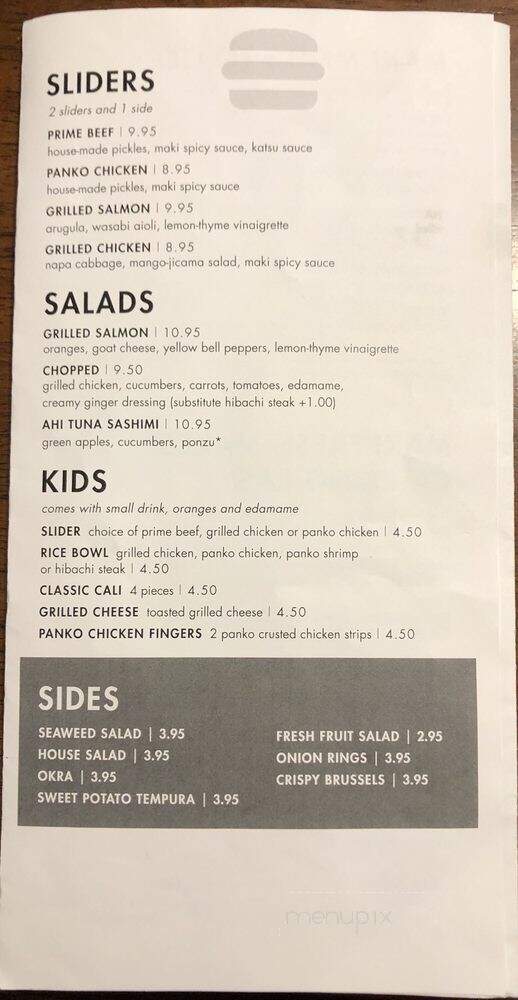 Maki Fresh - Birmingham, AL menu_pic