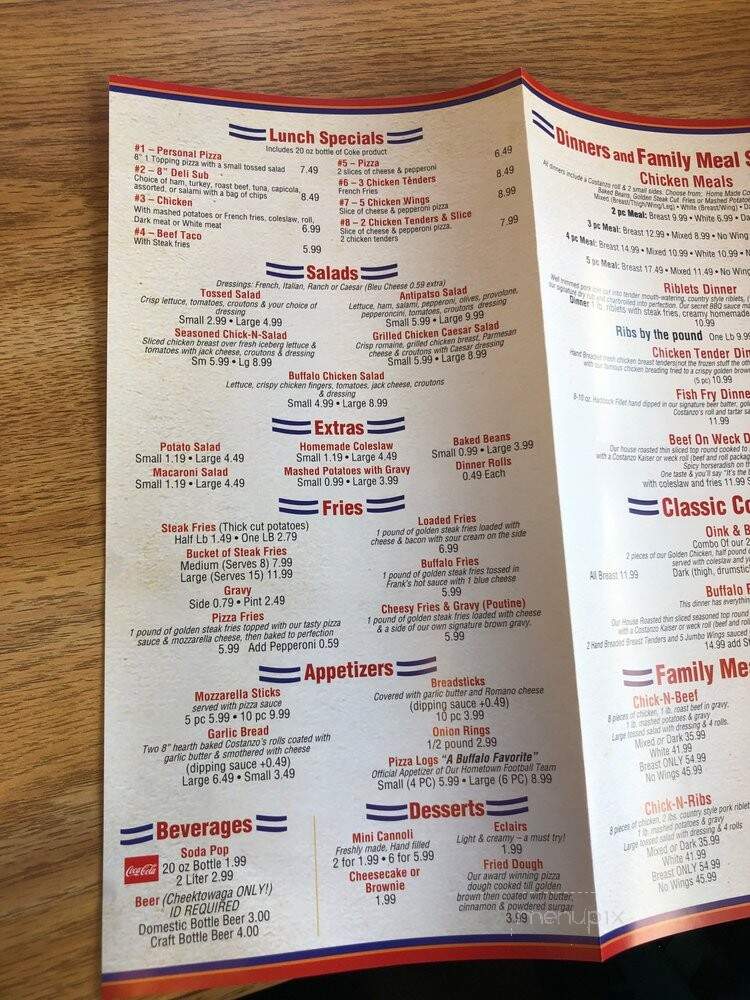 Chick-n-Pizza Works - Cheektowaga, NY menu_pic