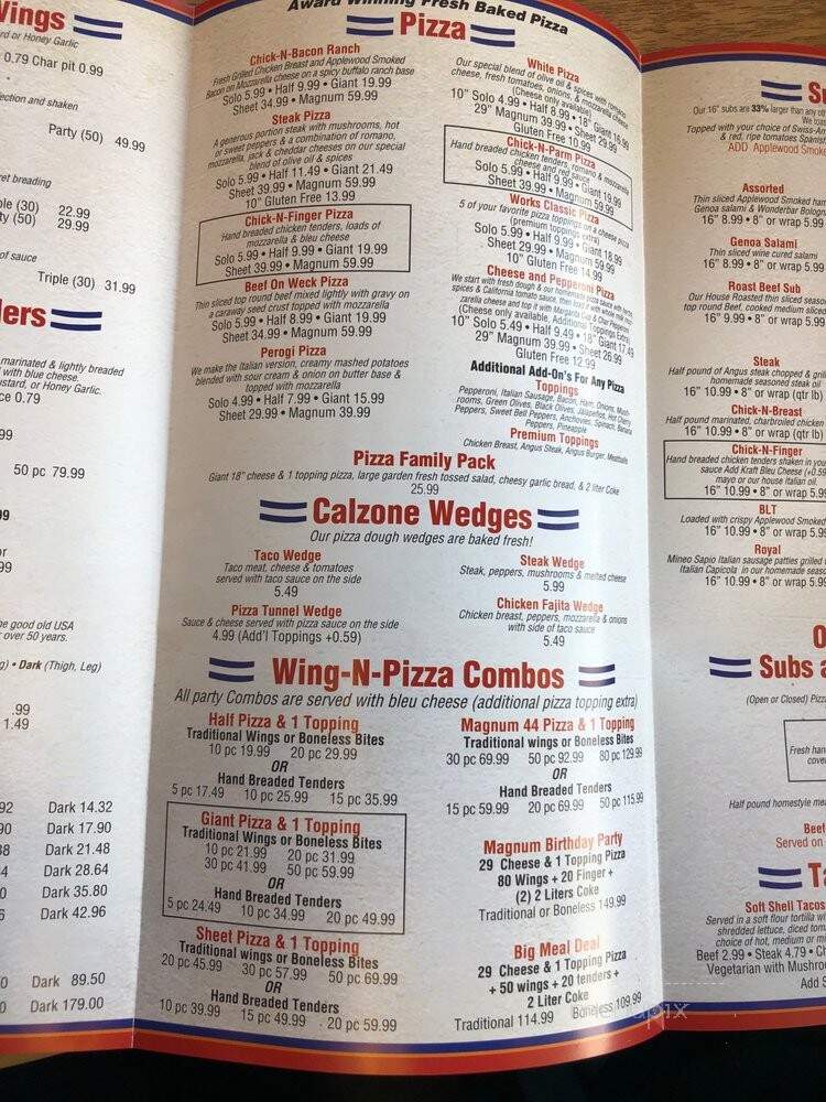Chick-n-Pizza Works - Cheektowaga, NY menu_pic