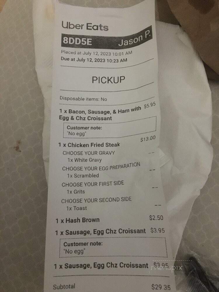 Ollie's Country Kitchen - Houston, TX menu_pic
