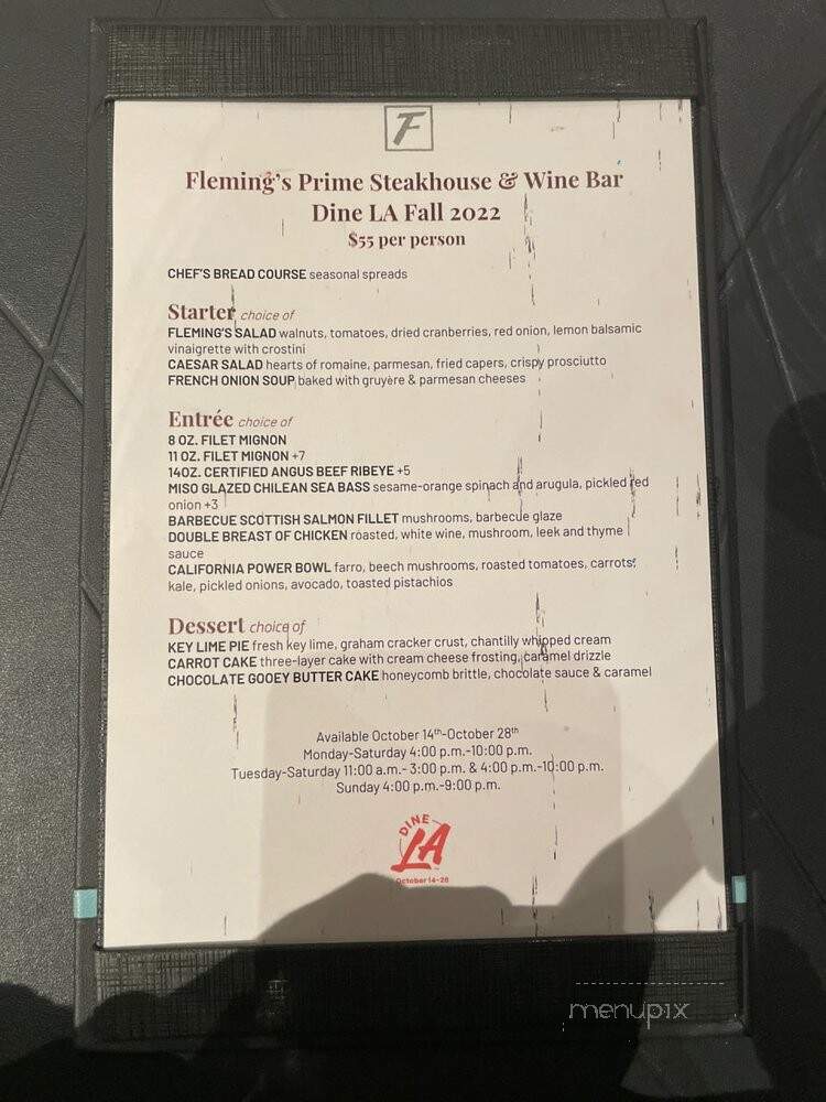Fleming's Prime Steakhouse & Wine Bar - Los Angeles, CA