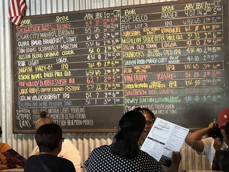 Specific Gravity Pizzaria And Bottle Shop - Salisbury, MD menu_pic