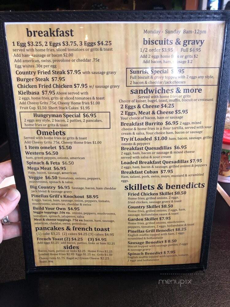 D J's Grille - Pinellas Park, FL menu_pic