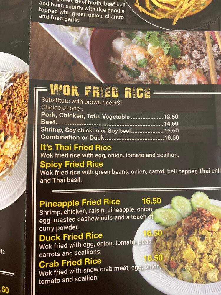 It's Thai Homestaut - Los Angeles, CA menu_pic