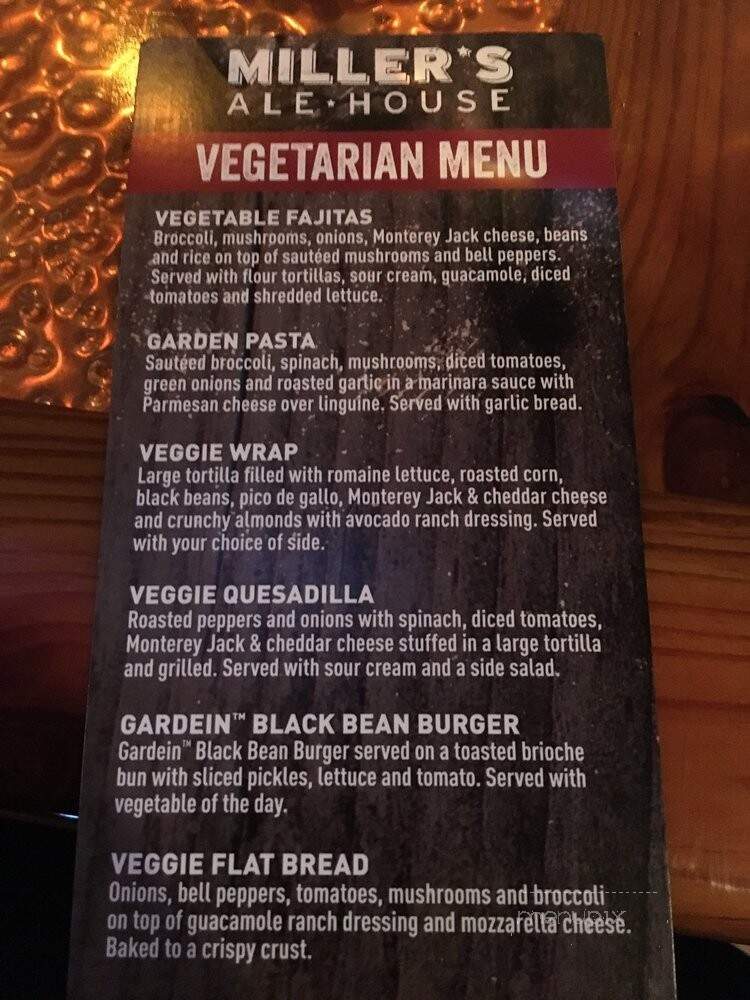 Miller's Ale House Restaurants - Alpharetta, GA menu_pic