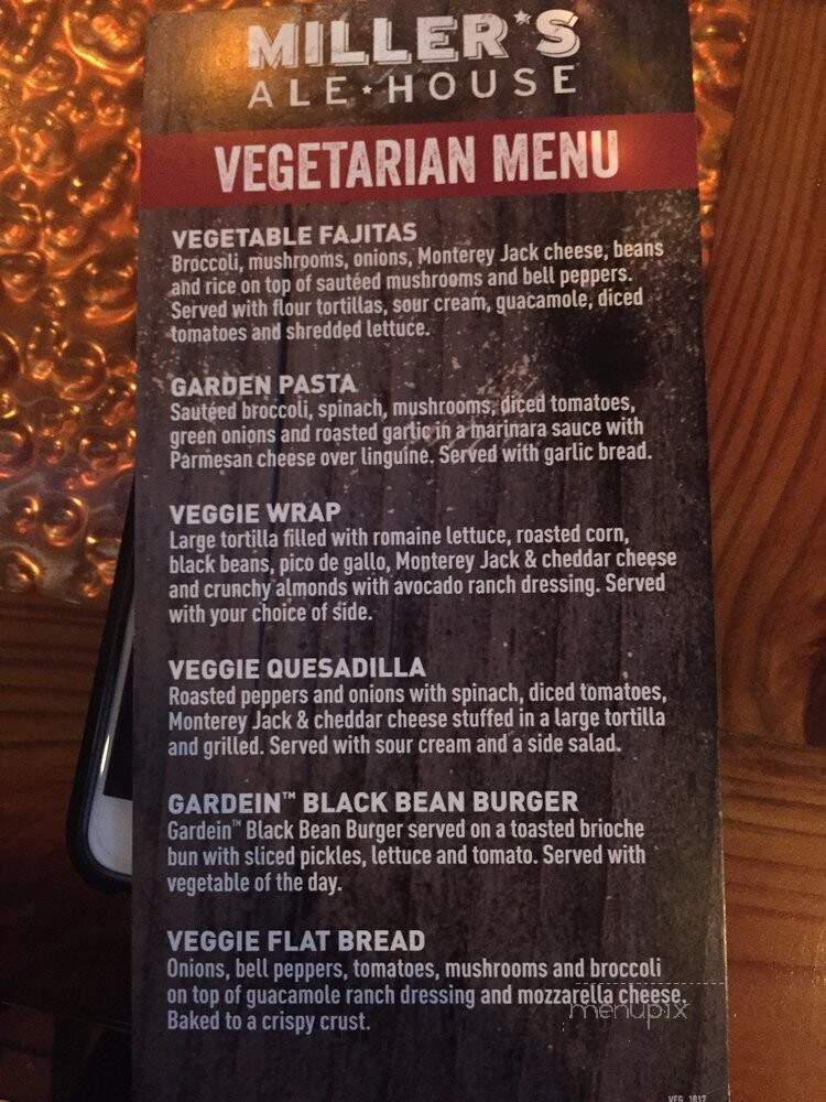 Miller's Ale House Restaurants - Alpharetta, GA menu_pic