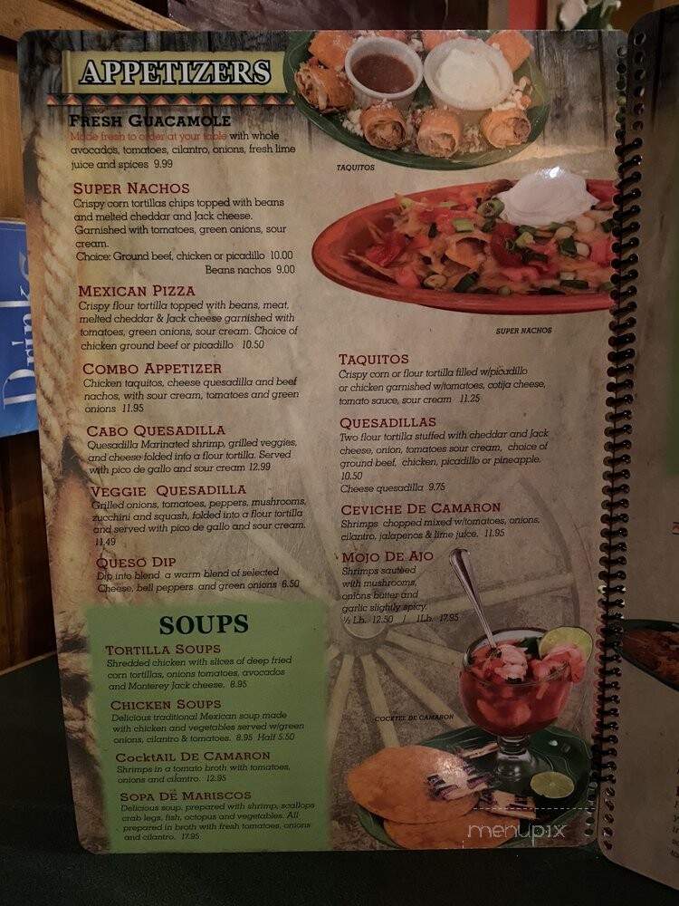 Rancho Chico - Stuart, FL menu_pic