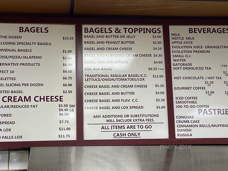 Western Bagel Baking - Van Nuys, CA menu_pic