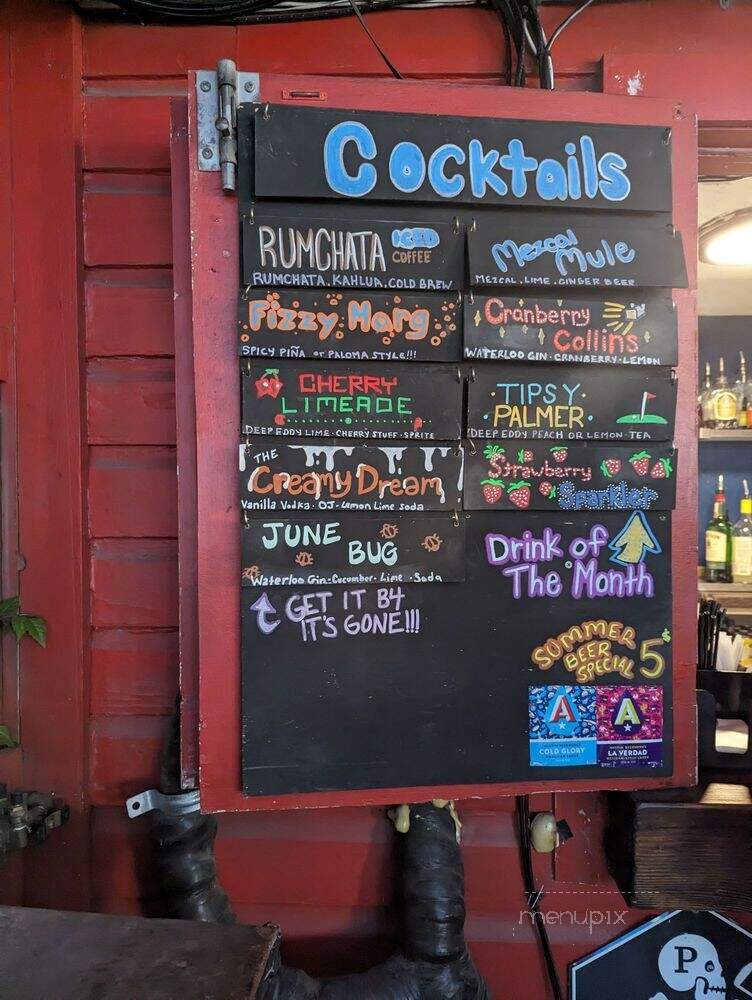 Tiniest Bar in Texas - Austin, TX menu_pic