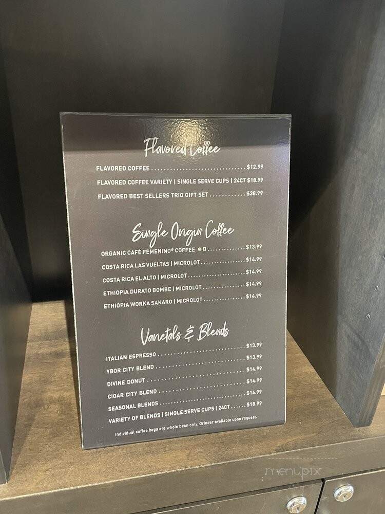 Joffrey's Coffee & Tea - Tampa, FL menu_pic