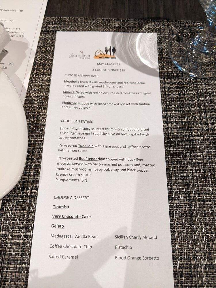 Toscana Kitchen & Bar - Wilmington, DE menu_pic