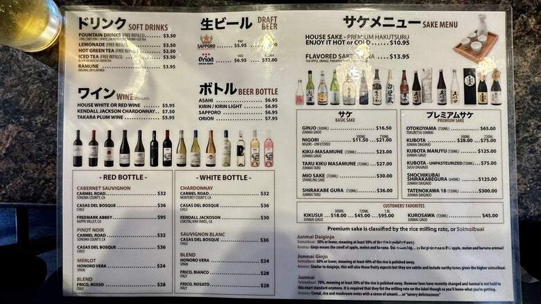Sushi World - Cypress, CA menu_pic