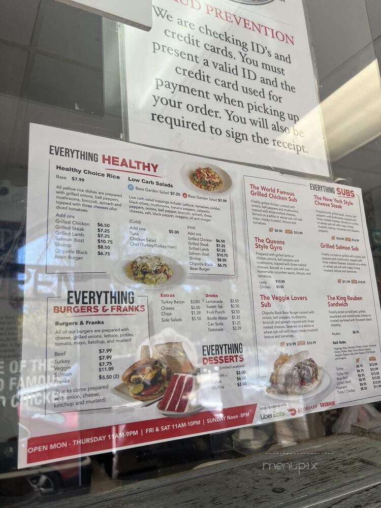 Mr Everything Cafe - Atlanta, GA menu_pic