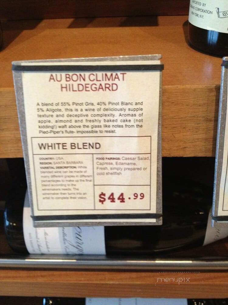 Cork - Dallas, TX menu_pic