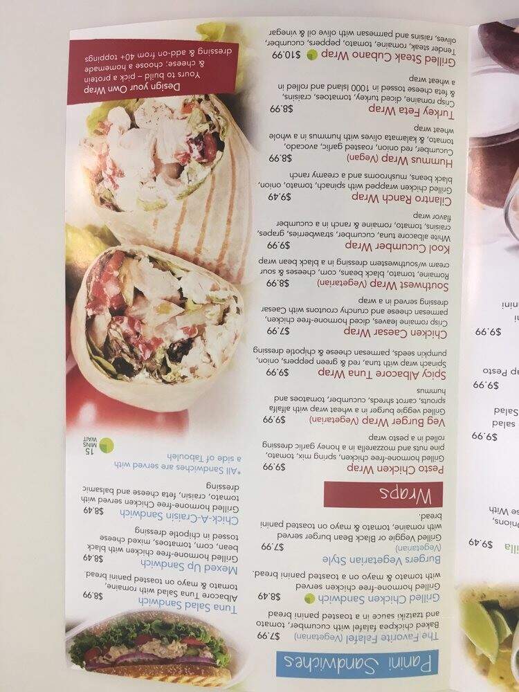 Toss Up Salads - Cooper City, FL menu_pic