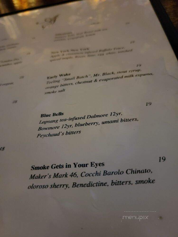 Angel's Share - New York, NY menu_pic