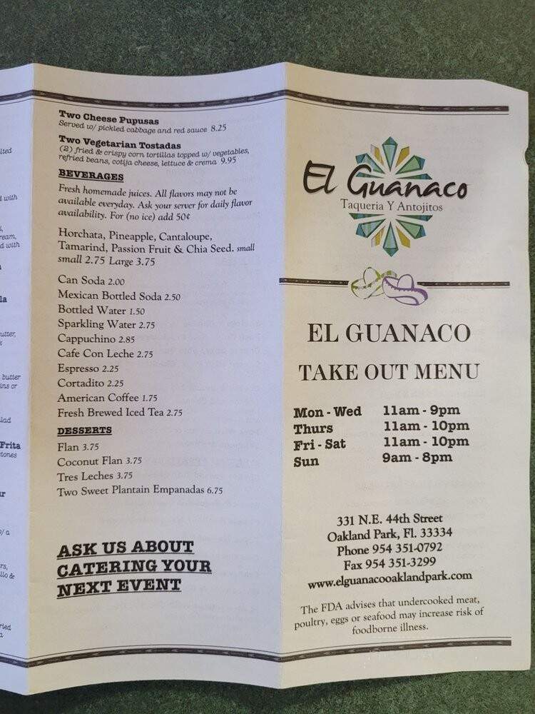 El Guanaco Taqueria y Antojitos - Fort Lauderdale, FL