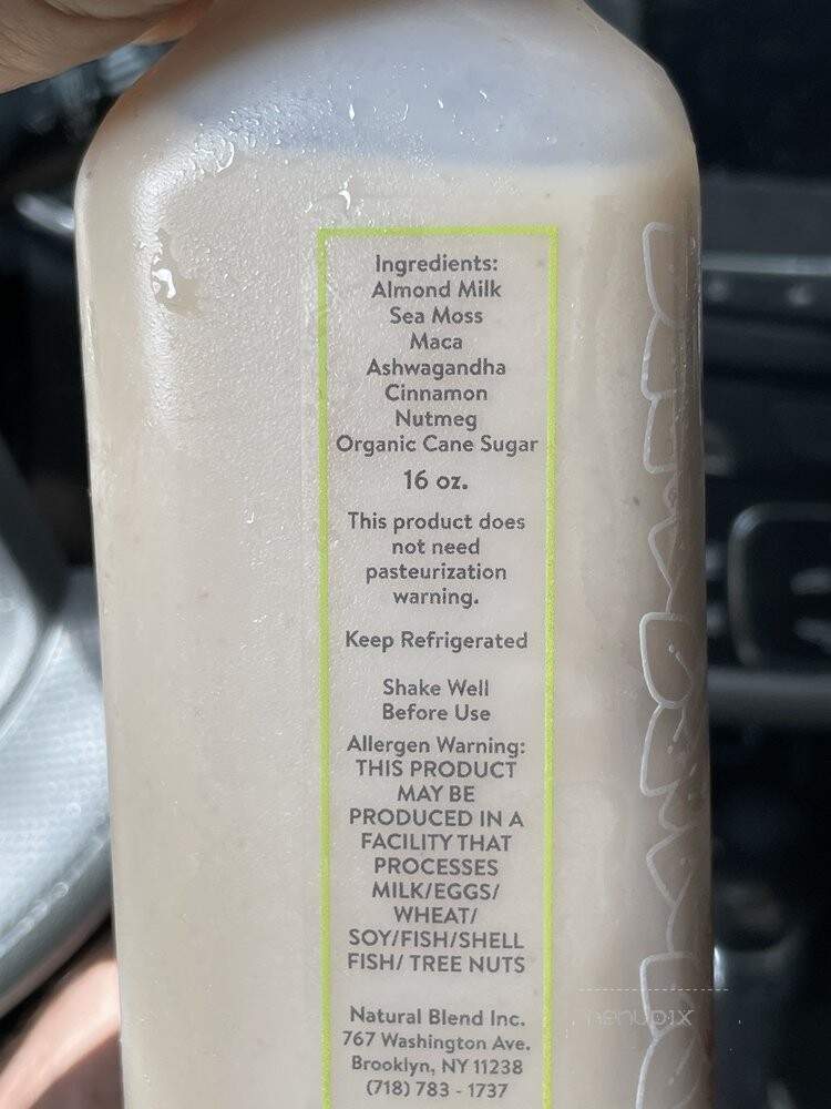 Natural Blend Restaurant - Brooklyn, NY menu_pic