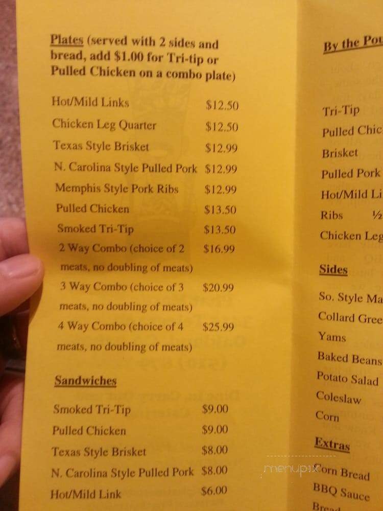 Phat Matt's - Oakland, CA menu_pic