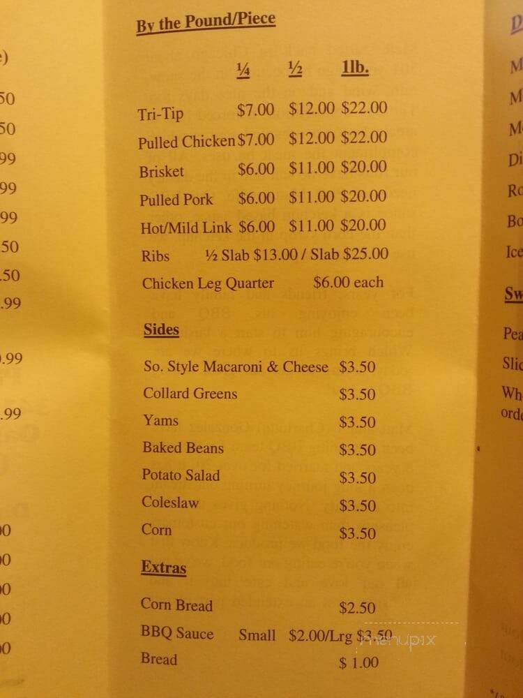 Phat Matt's - Oakland, CA menu_pic