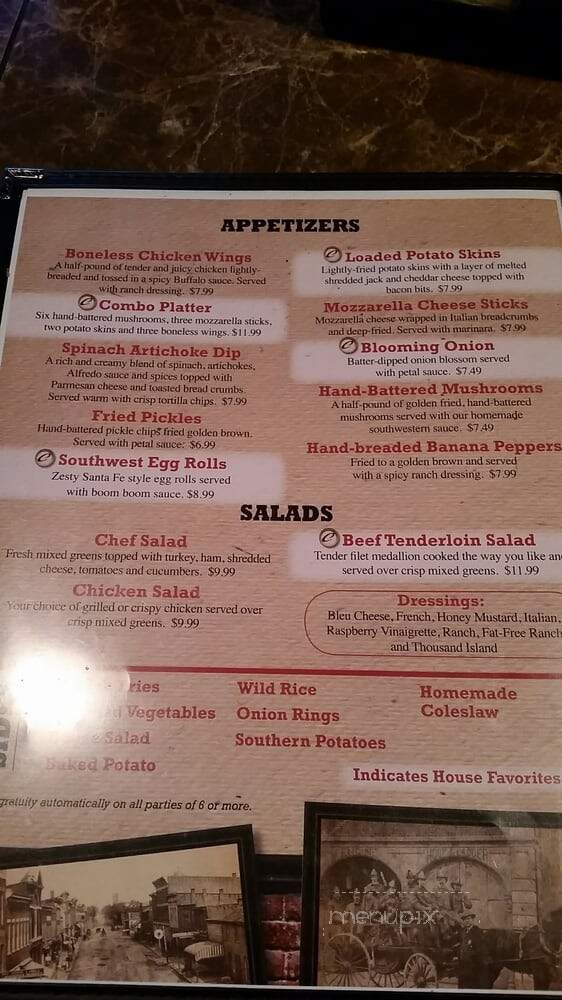 Chasers - Campbellsville, KY menu_pic