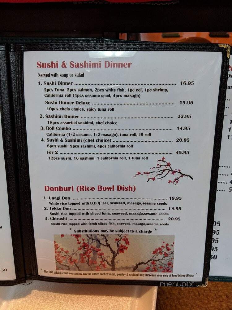 Izumo - Coral Springs, FL menu_pic