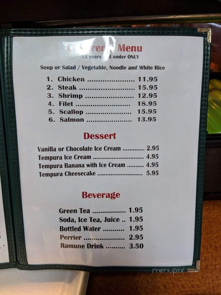 Izumo - Coral Springs, FL menu_pic
