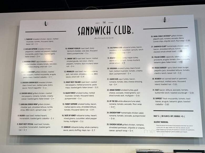 Sandwich Club -Interstate Tower - Charlotte, NC