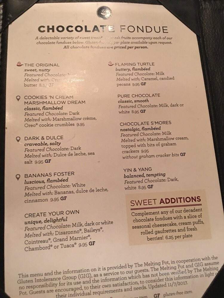 The Melting Pot - Wilmington, NC