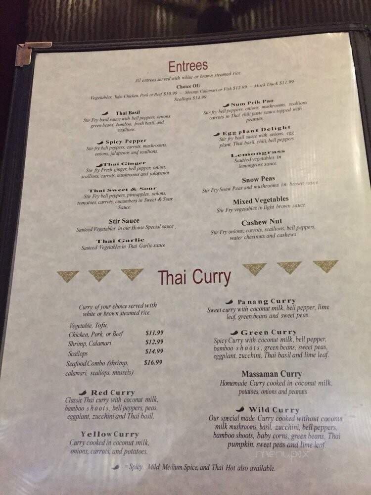Yaya's Thai Restaurant & Sushi Bar - San Antonio, TX menu_pic