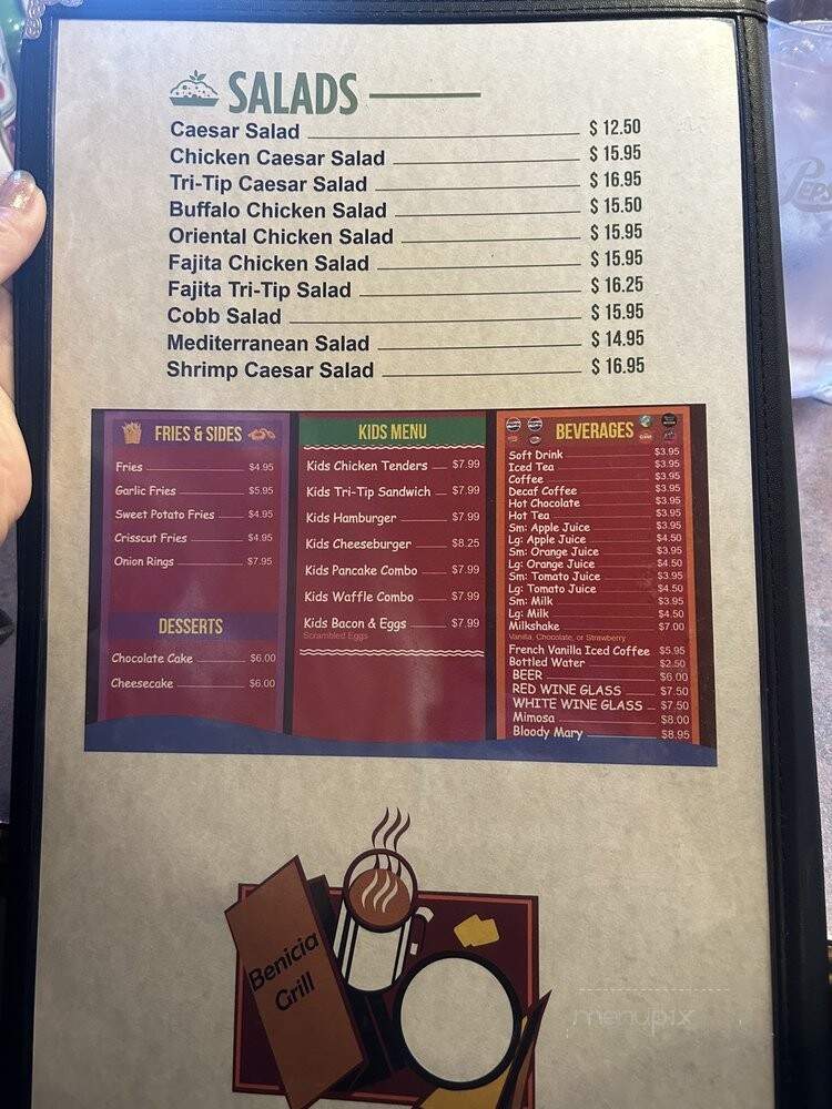 Benicia Grill - Benicia, CA menu_pic