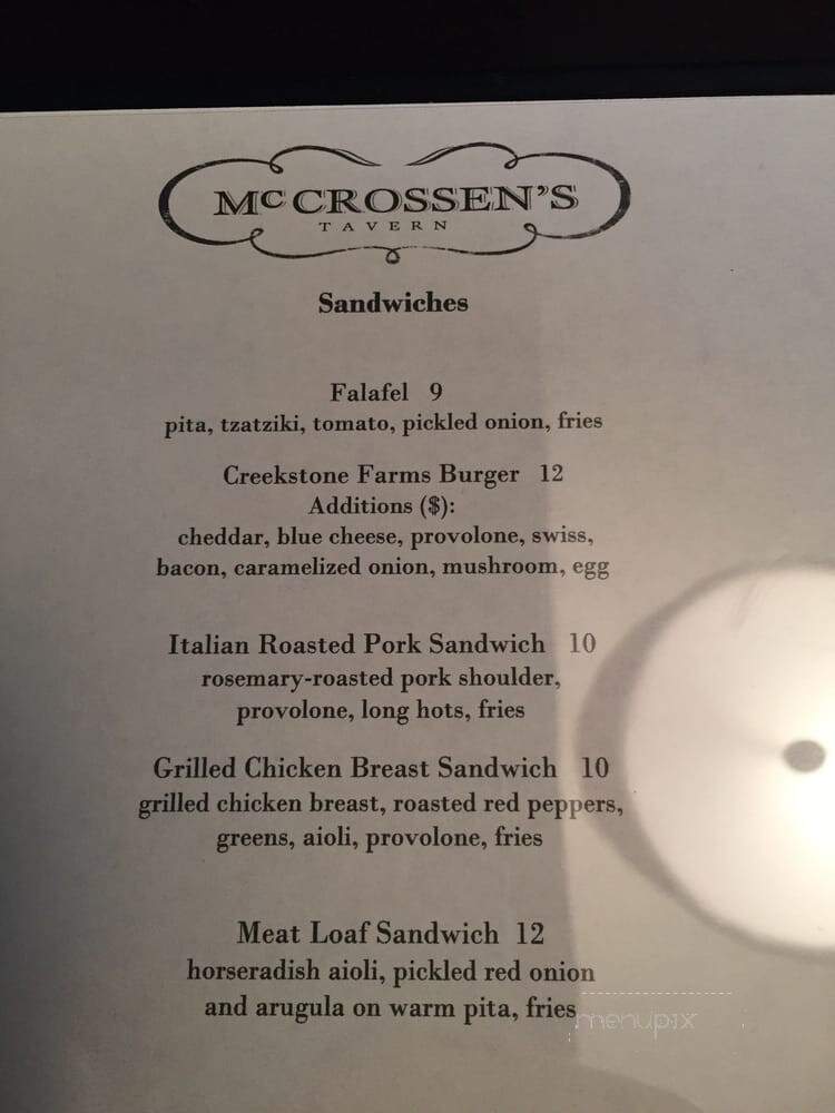 McCrossen's Tavern - Philadelphia, PA