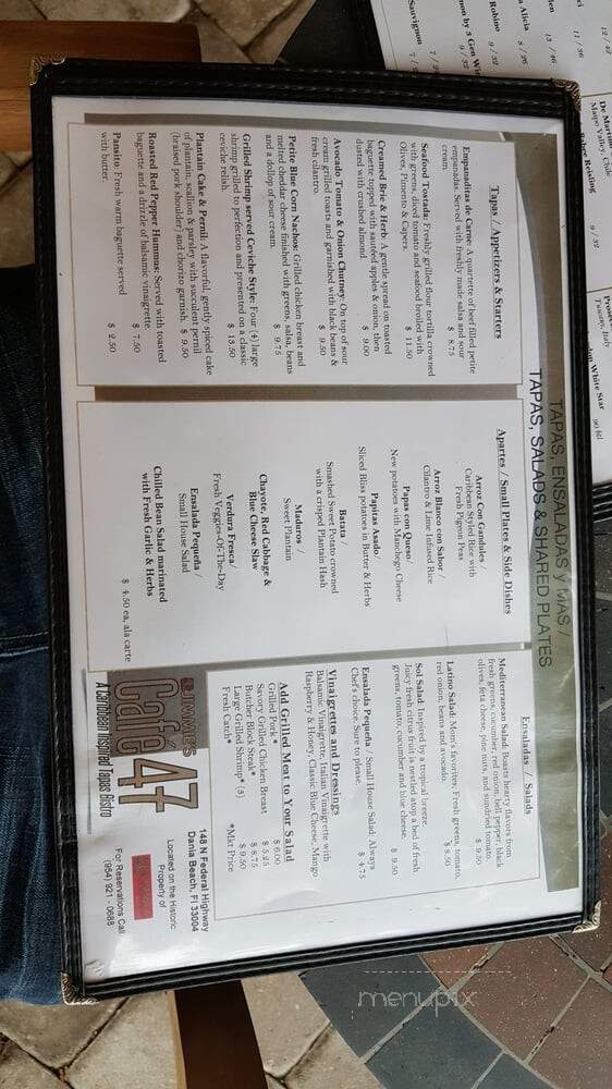 Jimmie's Chocolates & Cafe - Dania, FL menu_pic