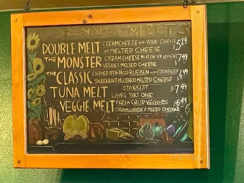 Benny's Bagels - Richardson, TX menu_pic