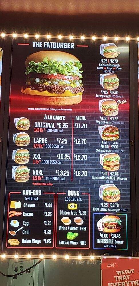 Fatburgers - Carson, CA menu_pic
