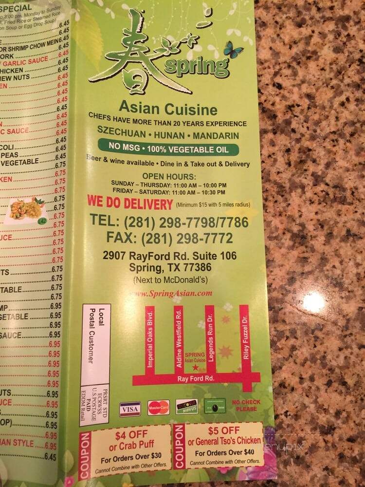 Spring Asian Cuisine - Spring, TX