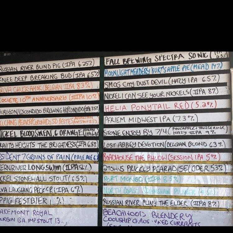 O'Brien's Pub - San Diego, CA menu_pic