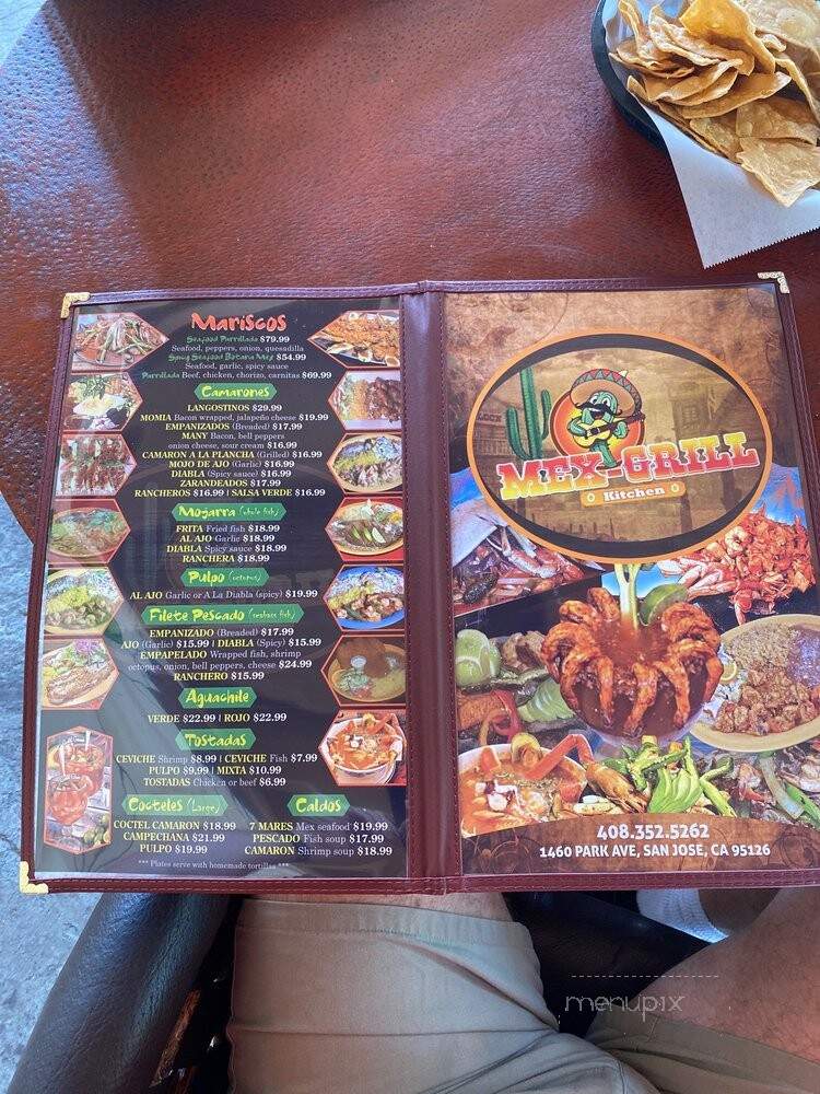 Ruby's Mexican Food - San Jose, CA menu_pic
